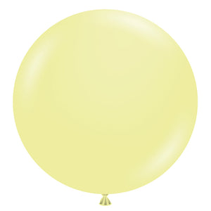 TUFTEX 17 inch TUFTEX LEMONADE YELLOW Latex Balloons 17083-M