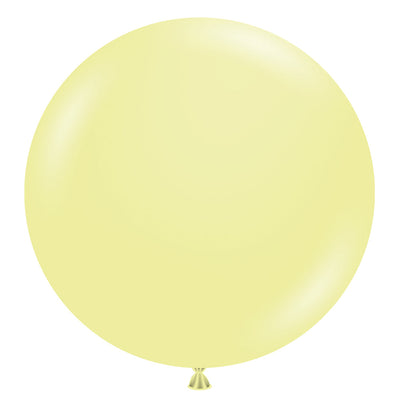 TUFTEX 17 inch TUFTEX LEMONADE YELLOW Latex Balloons 17083-M