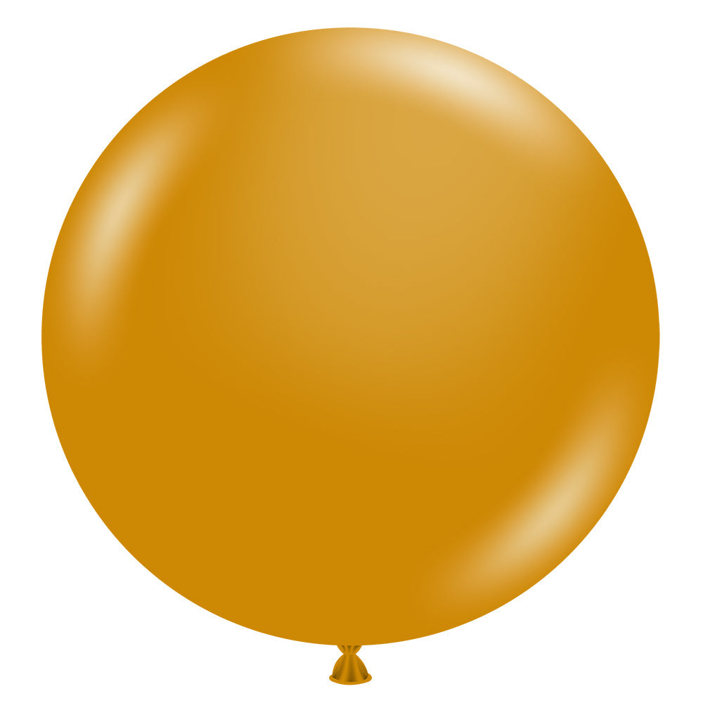 TUFTEX 17 inch TUFTEX METALLIC GOLD Latex Balloons 17031-M
