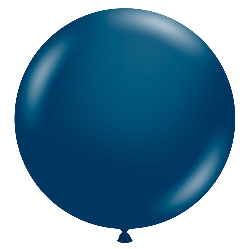 TUFTEX 17 inch TUFTEX NAVAL BLUE Latex Balloons 17088-M