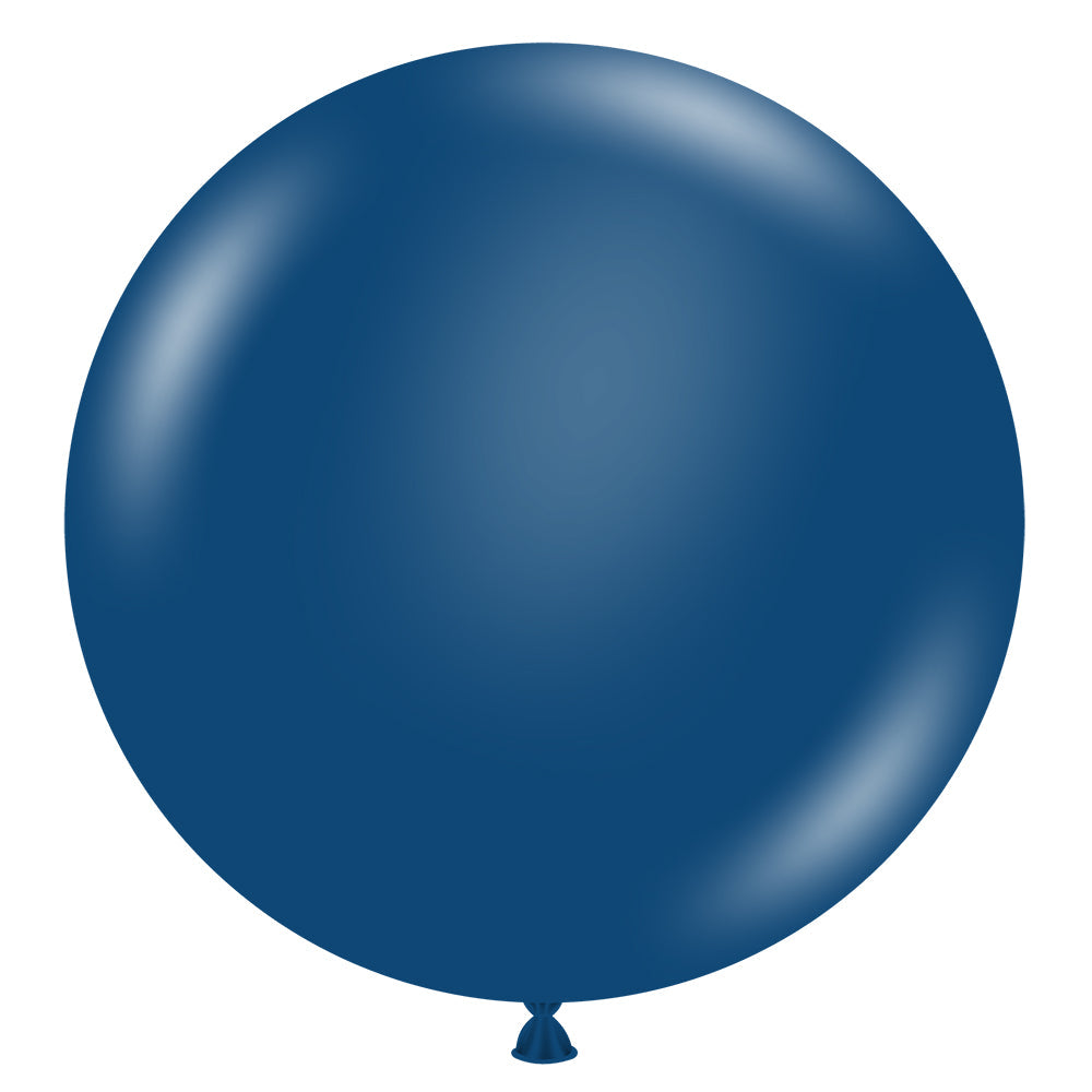 TUFTEX 17 inch TUFTEX NAVY BLUE Latex Balloons 17076-M