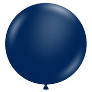 TUFTEX 24 inch TUFTEX METALLIC MIDNIGHT BLUE Latex Balloons 24051-M