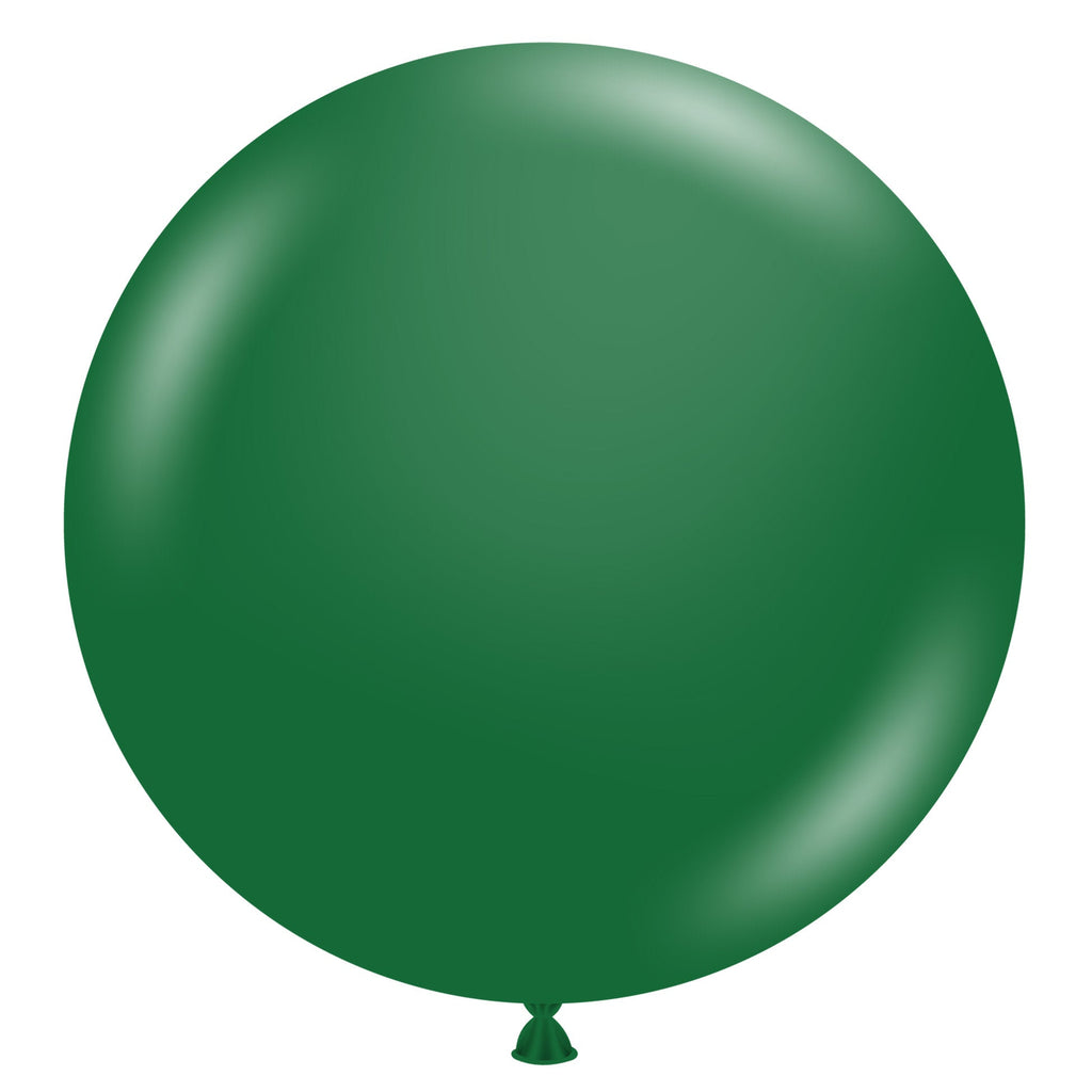 TUFTEX 36 inch TUFTEX METALLIC FOREST GREEN Latex Balloons 3654-M