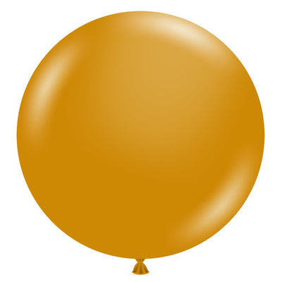 TUFTEX 36 inch TUFTEX METALLIC GOLD Latex Balloons 36031-M