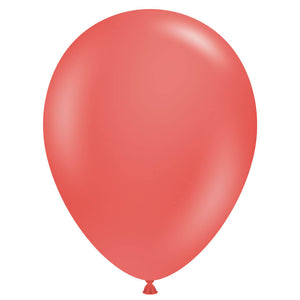 TUFTEX 5 inch TUFTEX ALOHA CORAL Latex Balloons 15045-M