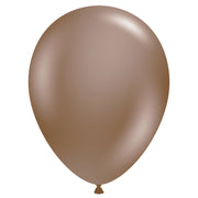 TUFTEX 5 inch TUFTEX COCOA BROWN Latex Balloons 15042-M