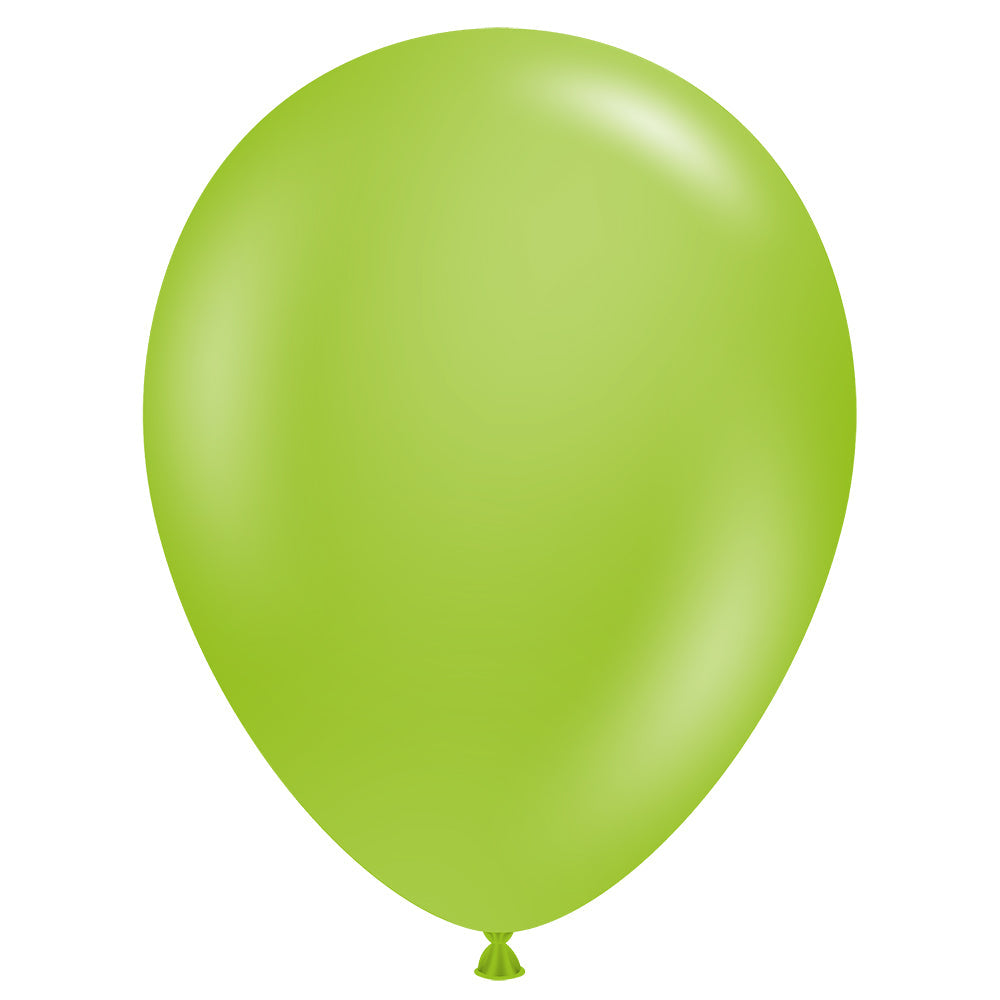 TUFTEX 5 inch TUFTEX LIME GREEN Latex Balloons 15064-M