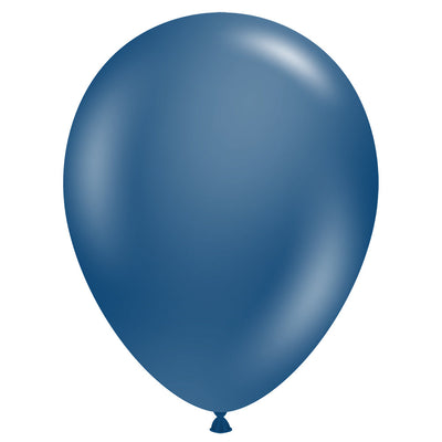 TUFTEX 5 inch TUFTEX NAVY BLUE Latex Balloons 15076-M