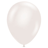 TUFTEX 5 inch TUFTEX PEARL SUGAR WHITE Latex Balloons 15037-M