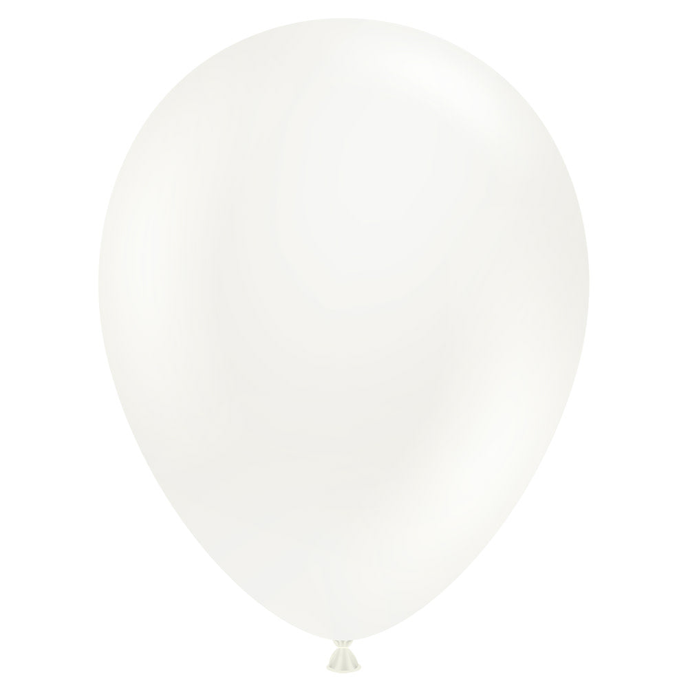 TUFTEX 5 inch TUFTEX WHITE Latex Balloons 15008-M