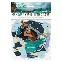 Unique 6.5ft RAYA & THE LAST DRAGON JOINTED BANNER Party Decor 78298-UN