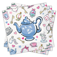 Unique ALICE IN WONDERLAND LUNCHEON NAPKINS (16 PK) Napkins 77282-UN