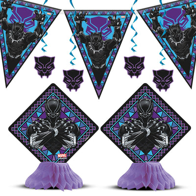 Unique BLACK PANTHER DECORATING KIT Party Decoration 29691-UN