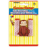 Unique CURIOUS GEORGE BIRTHDAY CAKE CANDLES (6 PK) Candles 21229-UN