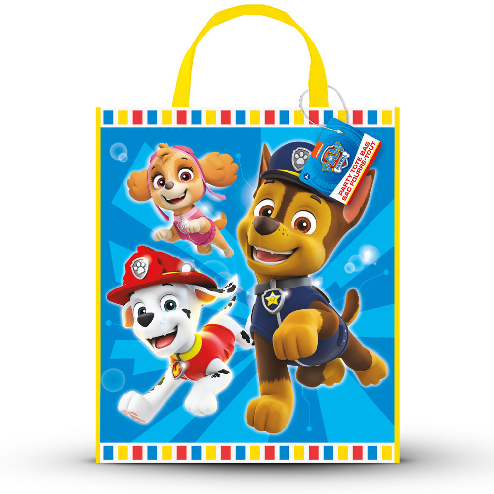 Unique PAW PATROL TOTE BAG 11 inch X 13 inch Favor Bags 77438-UN