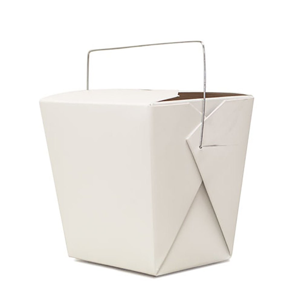 WHITE WIRE HANDLE BOXES (10 PK)