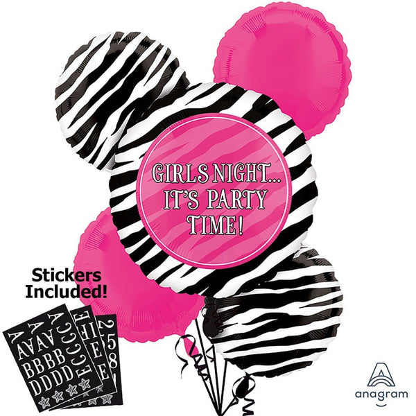 ZEBRA PARTY BOUQUET - LA Balloons