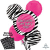 ZEBRA PARTY BOUQUET - LA Balloons
